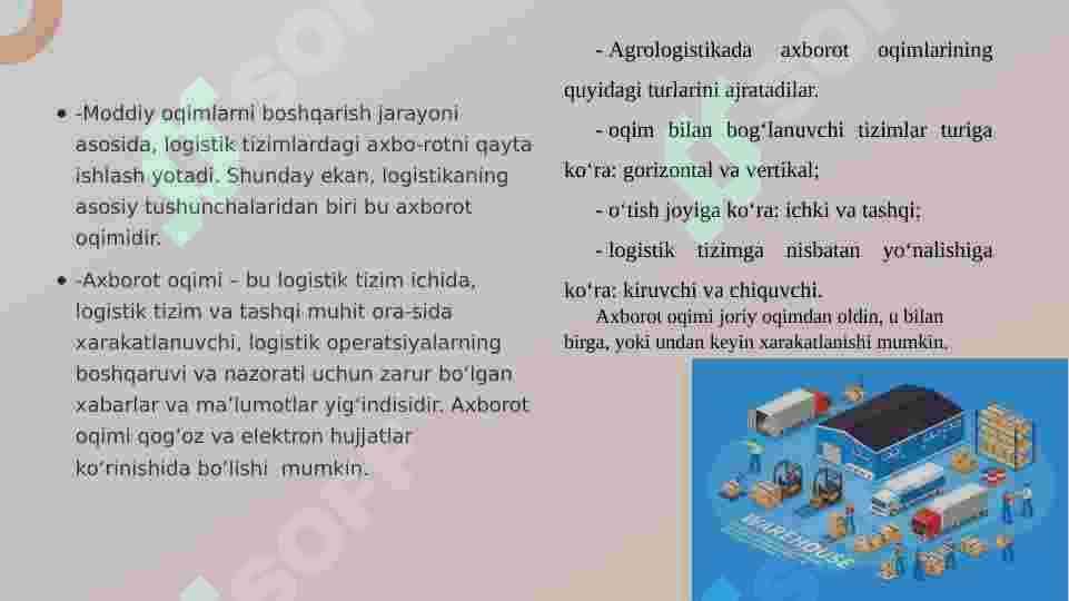 Axborot logistikasi 4