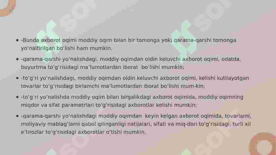 Axborot logistikasi 5