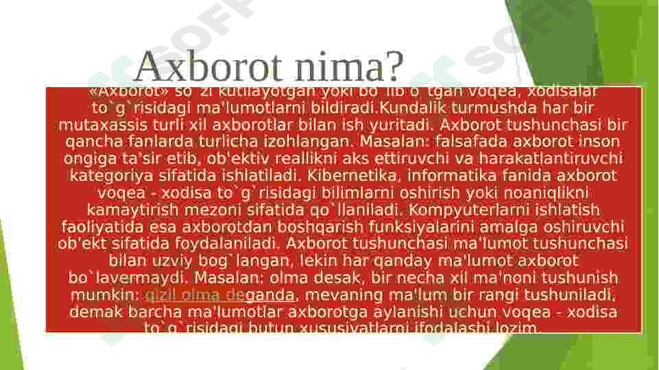 Axborot va raqamli texnologiyalar 4