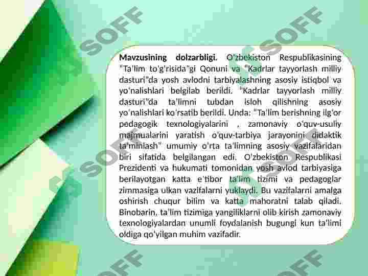 Axloqiy tarbiyada Kaykovusning "Qobusnoma" asaridan   foydalanish 4
