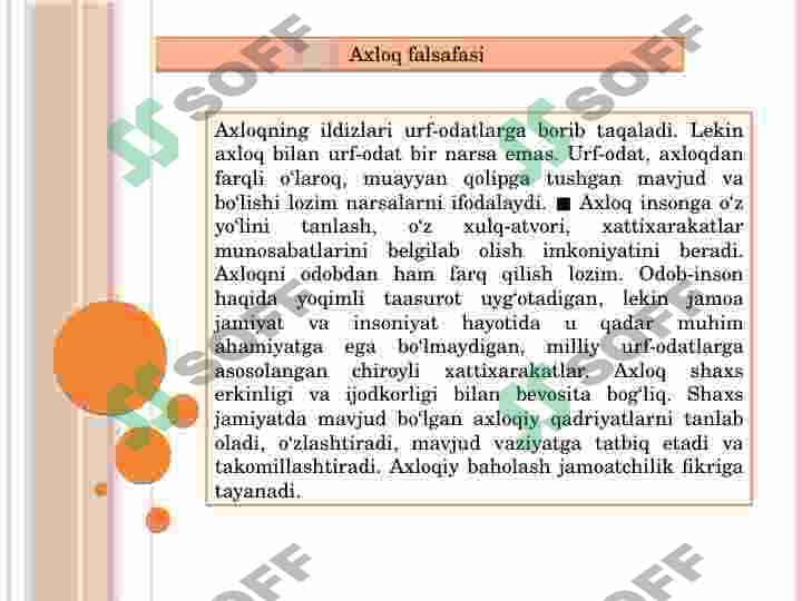Axloq falsafasi 4