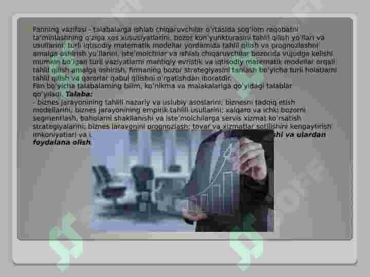 BIZNESNI TADQIQ ETISH 8