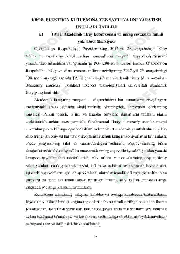 TATU akademik litseyining elektron kutubxonasini yaratish 4