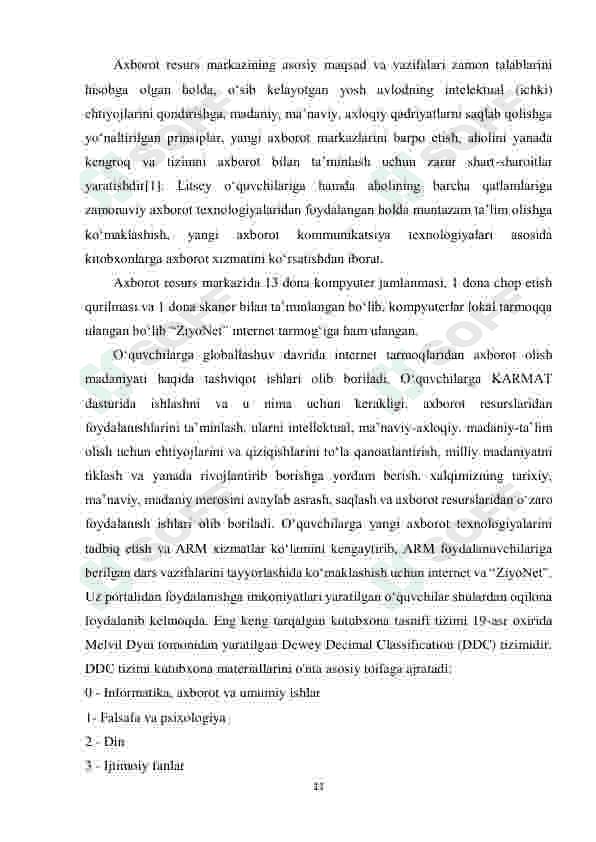 TATU akademik litseyining elektron kutubxonasini yaratish 6