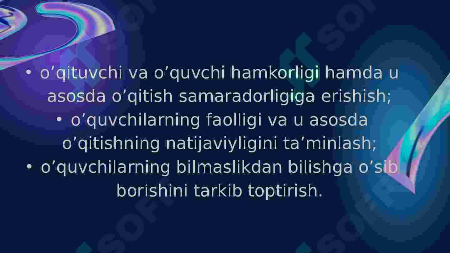 Boshlangʻich taʼlim pedagogikasining umumiy asoslari 6