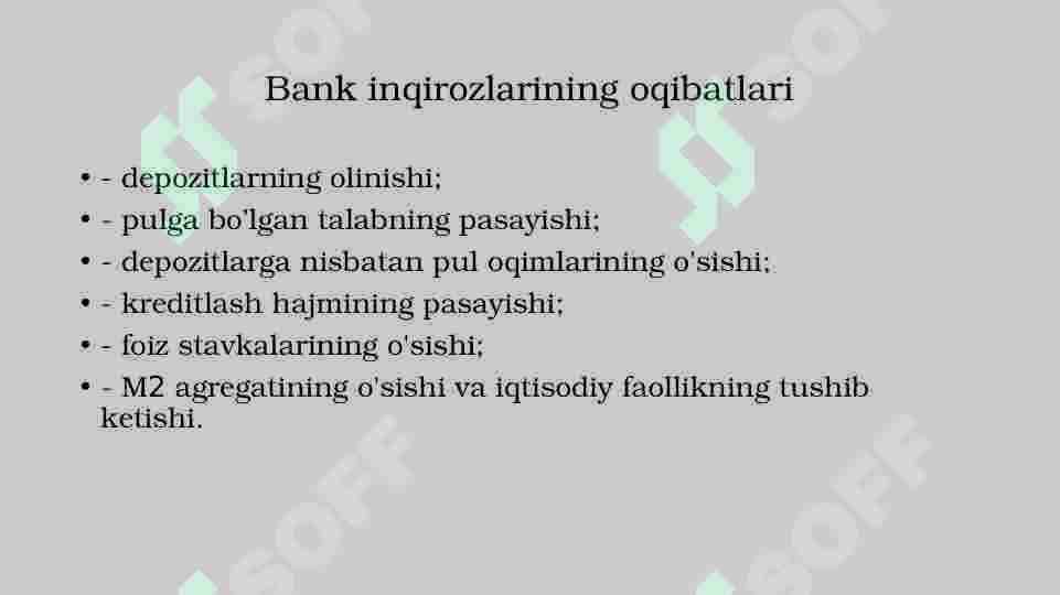Bank inqirozlari 4