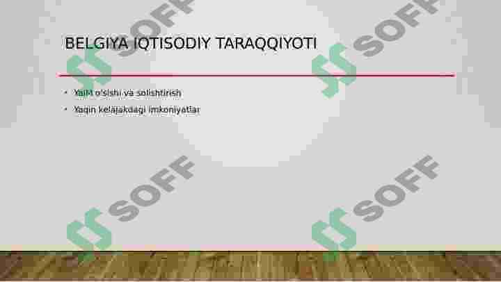 Belgiya iqtisodiy taraqqiyoti 3