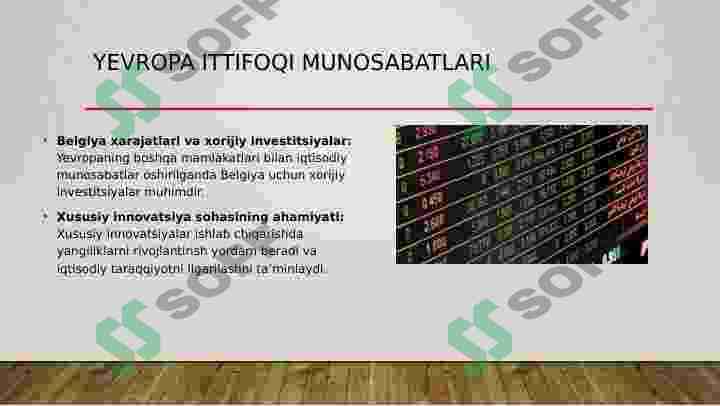 Belgiya iqtisodiy taraqqiyoti 8