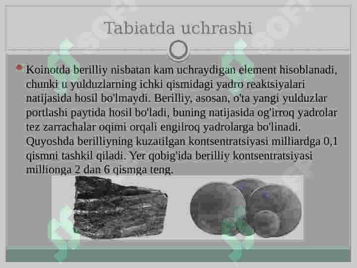 Berilliy metali 5
