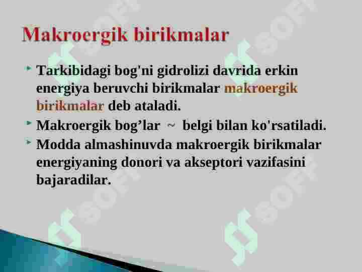 Biologik oksidlanish 4