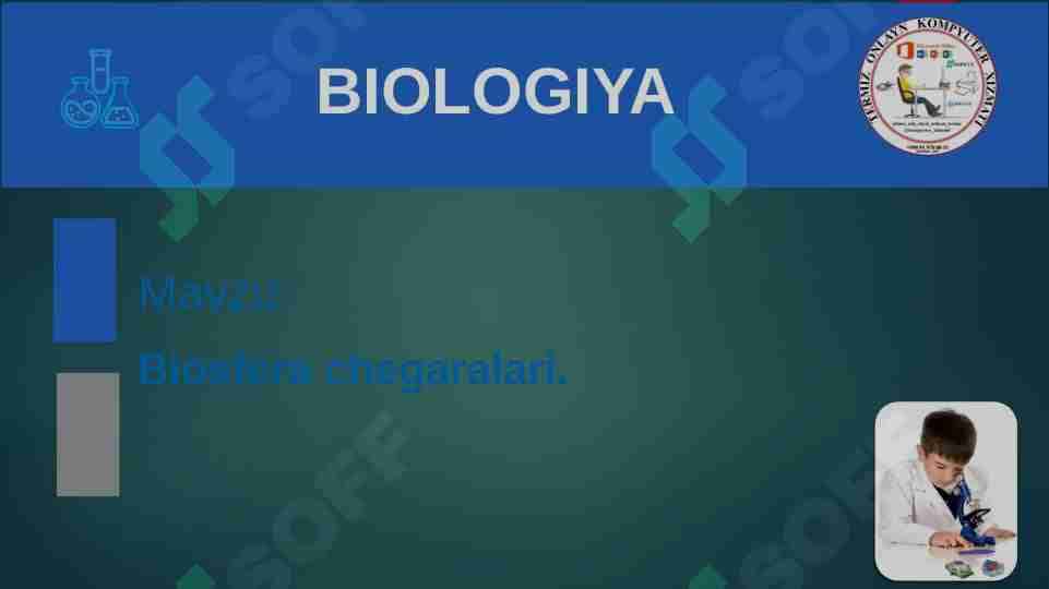 Biosfera chegaralari