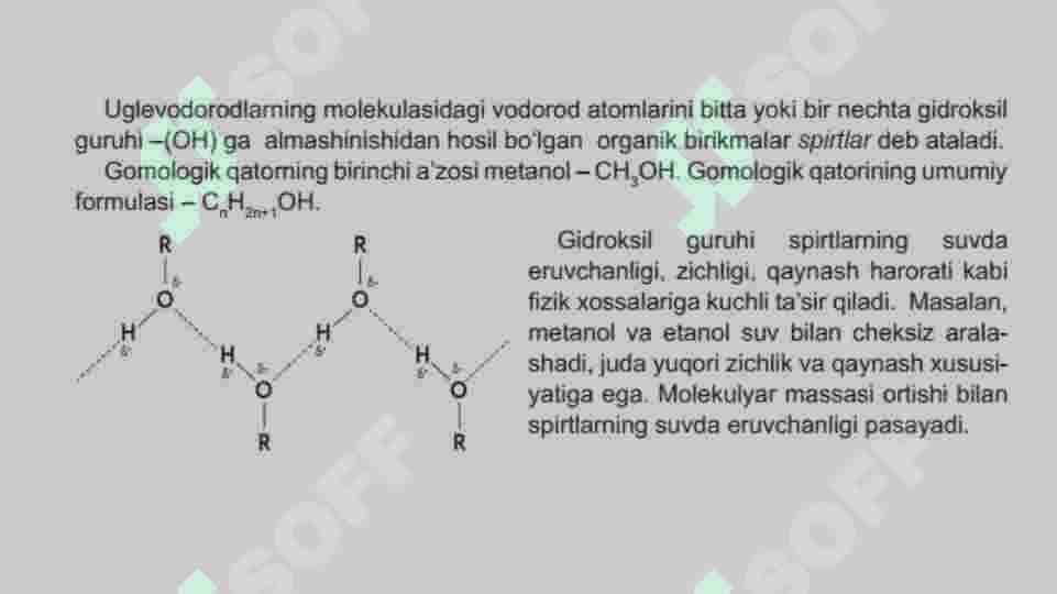 Bir atomli spirtlar 2
