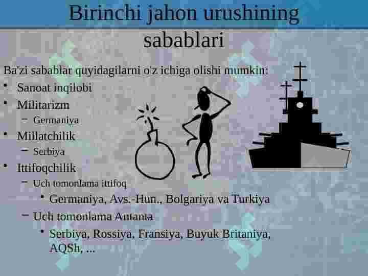 Birinchi jahon urushi 3