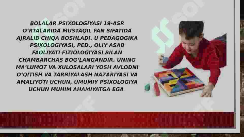 Bolalar psixologiyasi 2