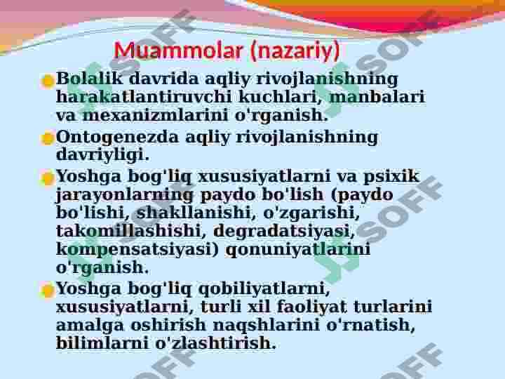 Bolalar psixologiyasi 4