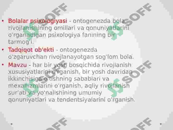 Bolalar psixologiyasi 3