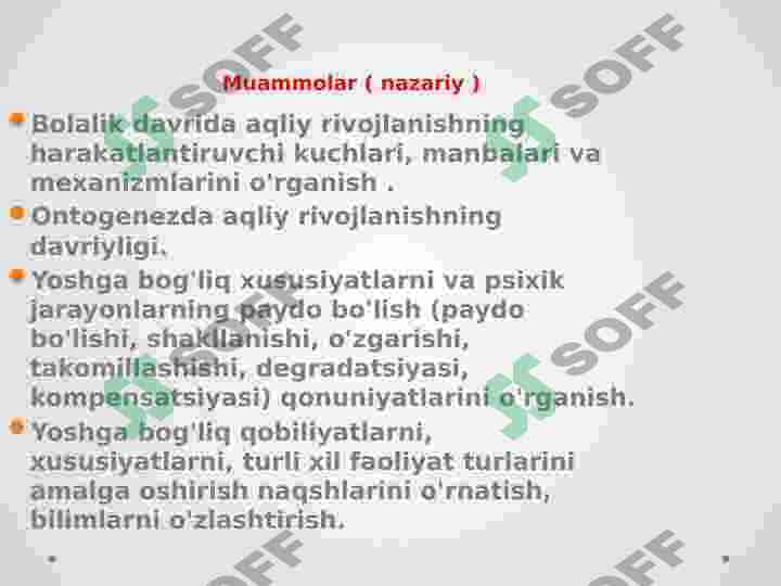 Bolalar psixologiyasi 4