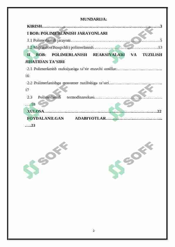 Bosqichli polimerlanish 2