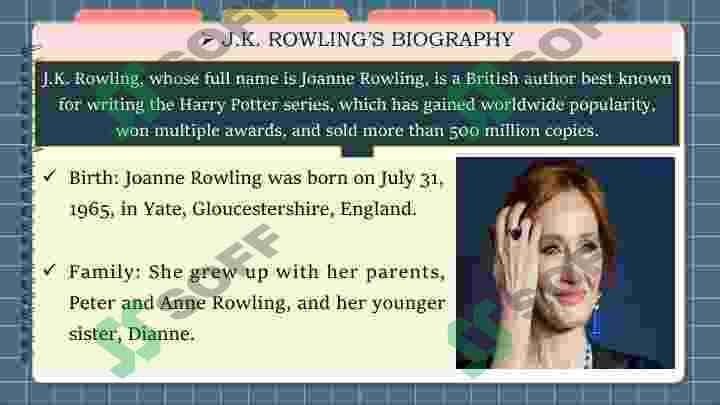 British fantasy fiction in 20th century. (J.K. Rowling) 3