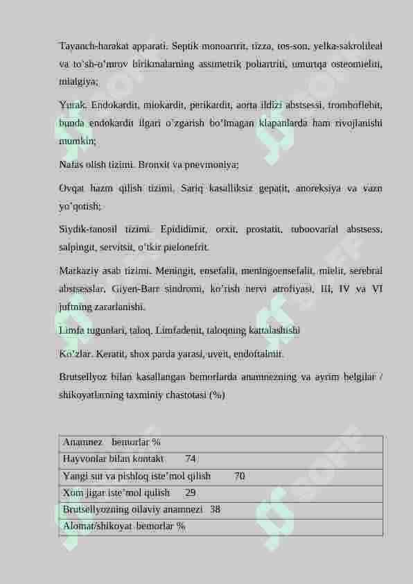 Brutsellyoz Kasalligi 8