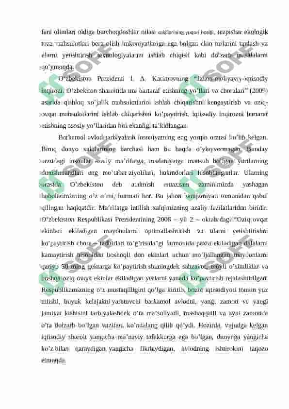 Burchoqdoshlar oilasi 3