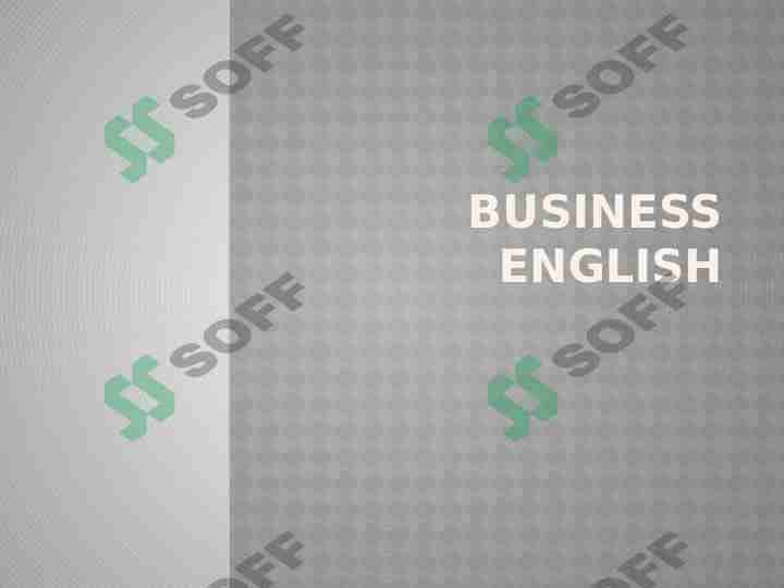 Business English