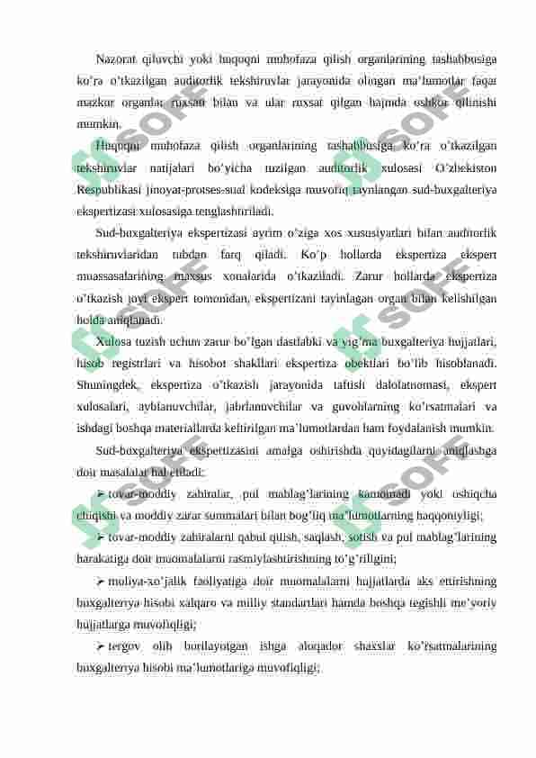 Auditorlik faoliyatining tashkiliy asoslari 5