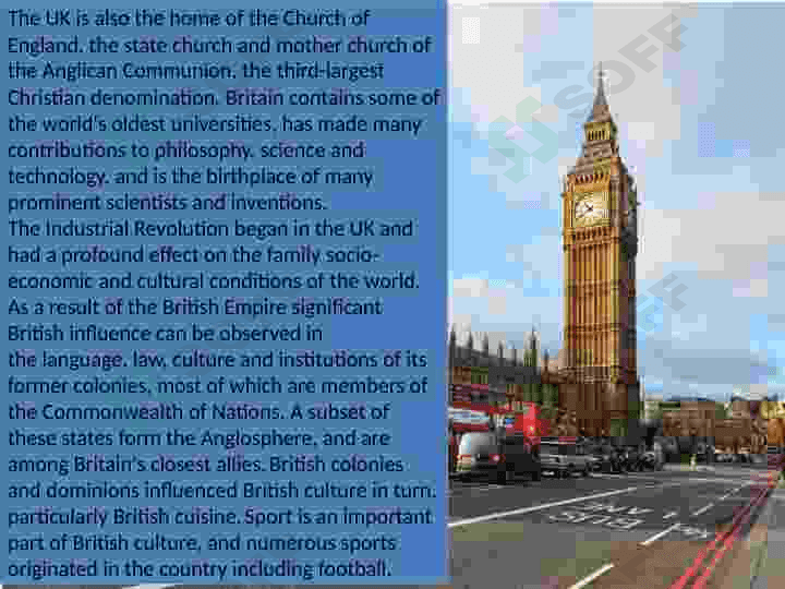 The United Kingdom. Traditions and customs 3