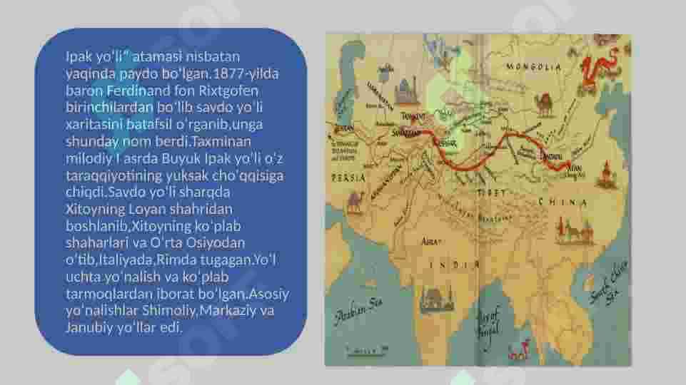 Buyuk ipak yo’li va uning insoniyat tarixidagi o’rni 4