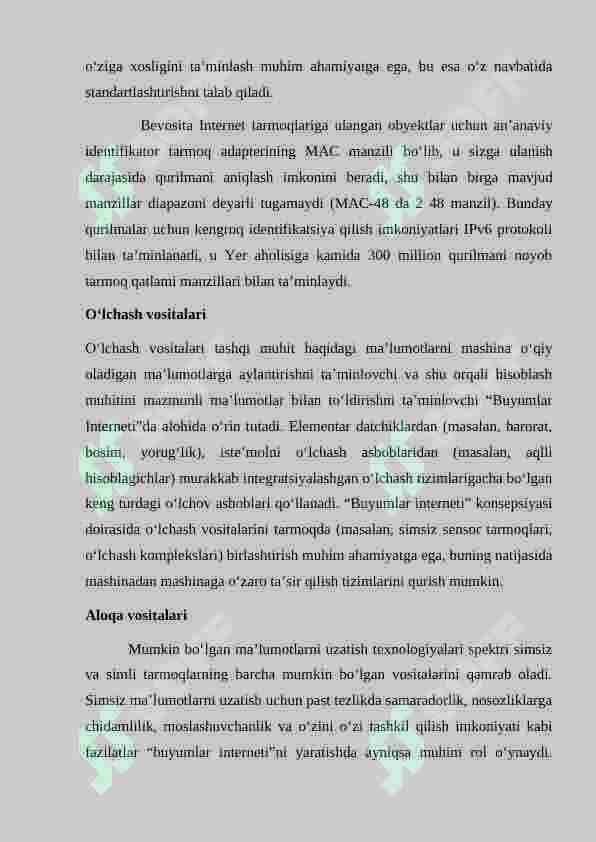 Narsalar interneti haqida umumiy ma'lumot 4
