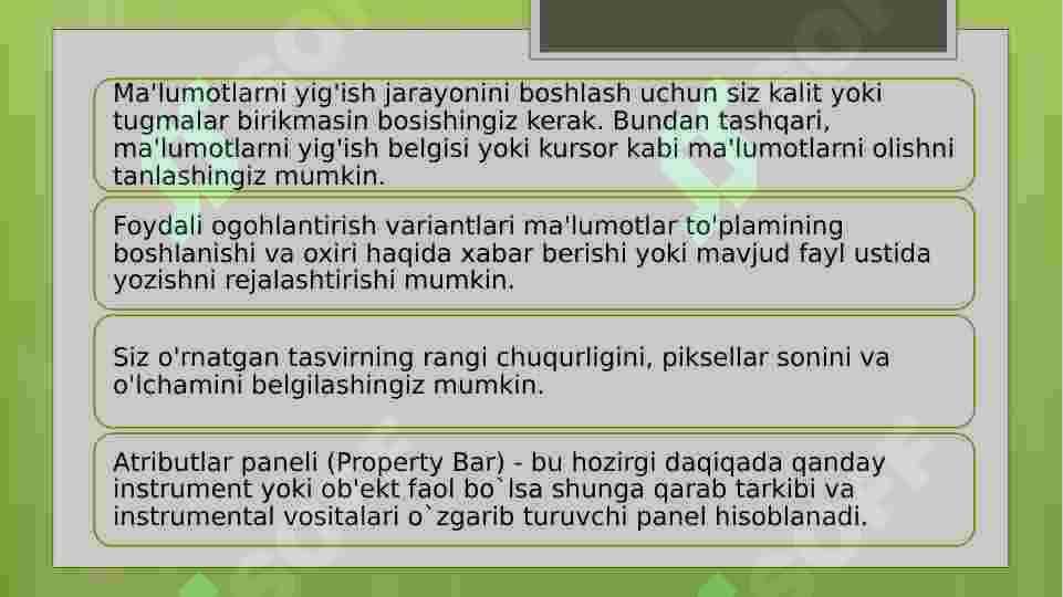 COREL CAPTURE dasturining imkoniyatilari va qoʻllanilishi 4