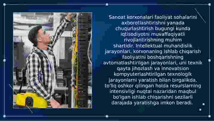 CALS TEXNOLOGYALARI HAQIDA TUSHUNCHA 8