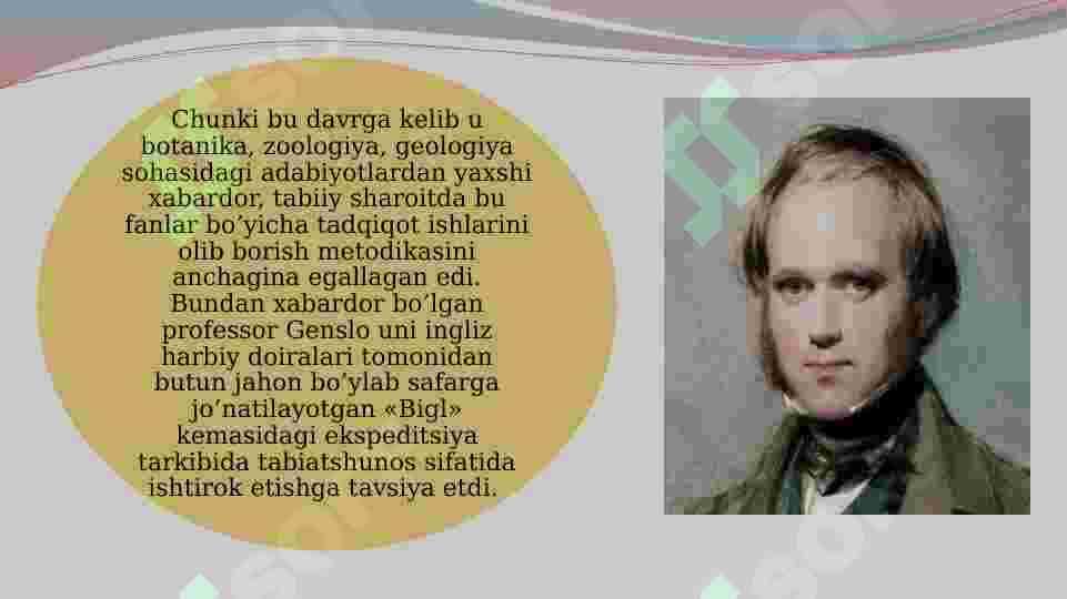 Charlz Darvinning hayoti va faoliyat 5