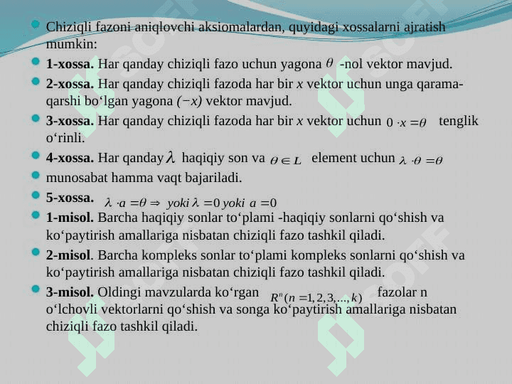 CHIZIQLI FAZO 4