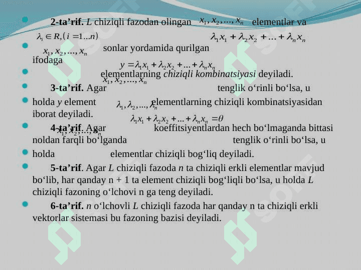 CHIZIQLI FAZO 5