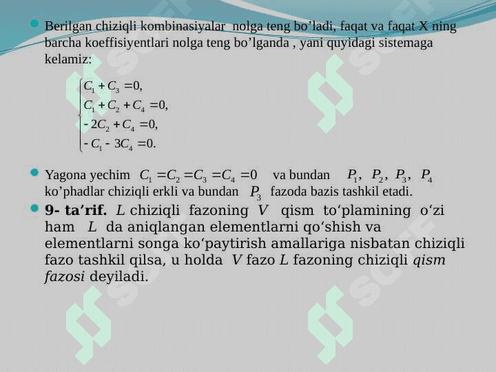 CHIZIQLI FAZO 8
