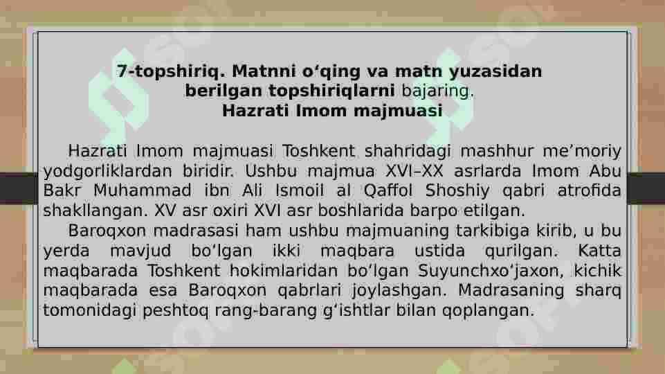 “Mirkarim Osim. Hayoti va ijodi. To‘maris” 6