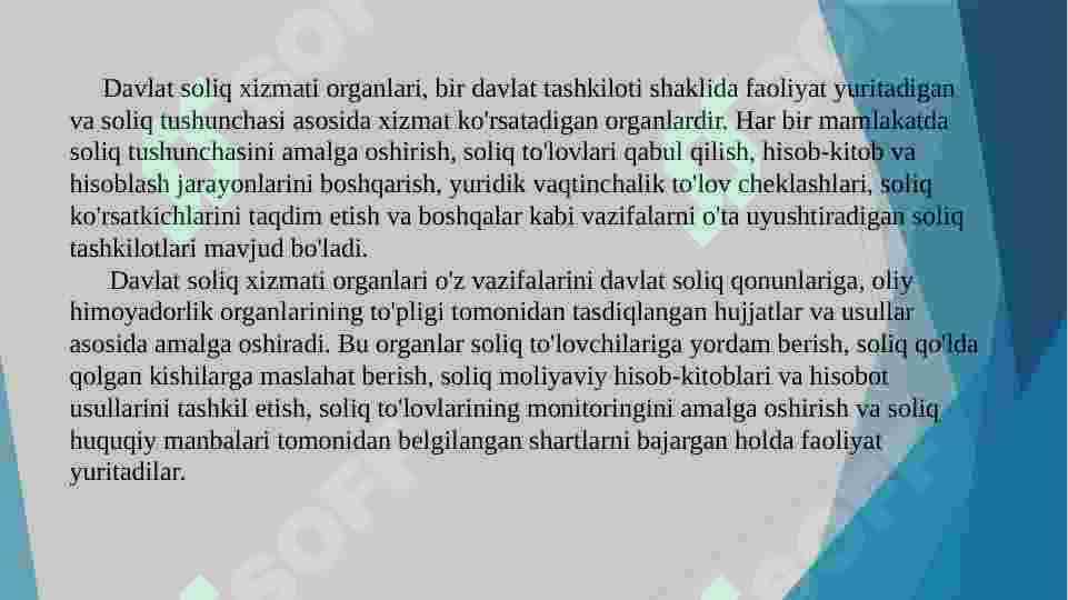 Davlat soliq xizmati. 5