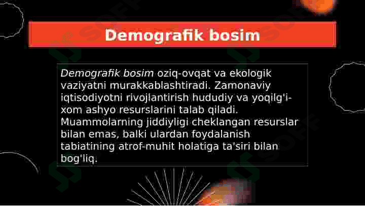 Demografik muomolar va ularning falsafiy tahlili. 8