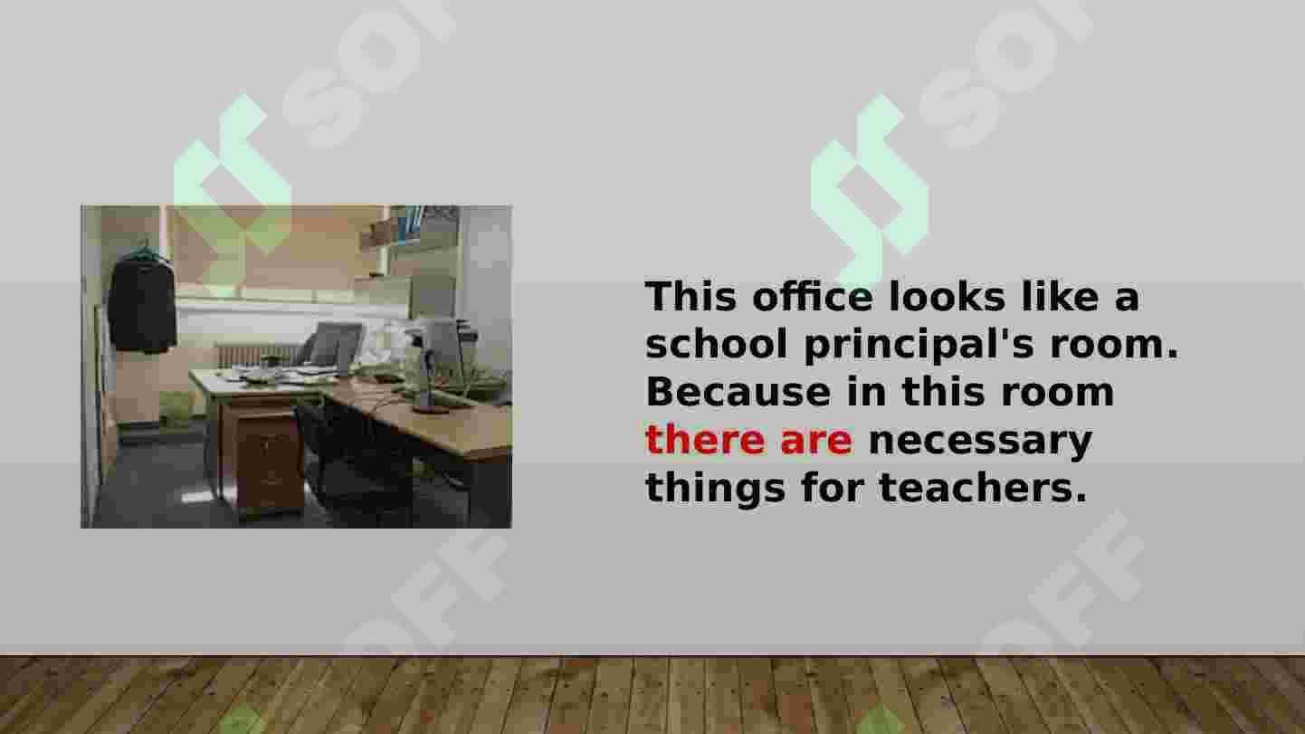 Describing an office 2