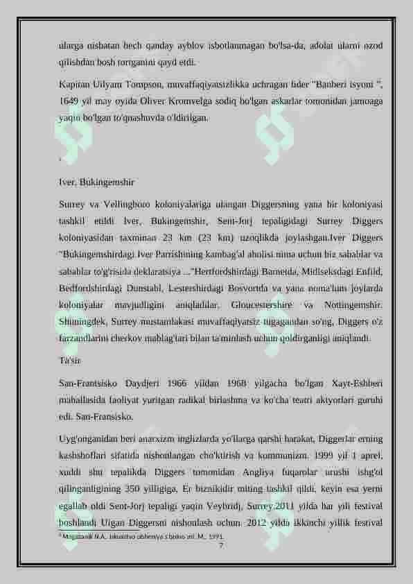 Diggerlik harakati 7