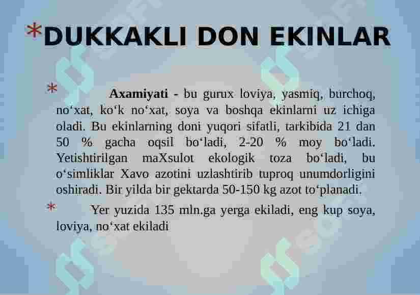 Dukkakli don ekinlar 3
