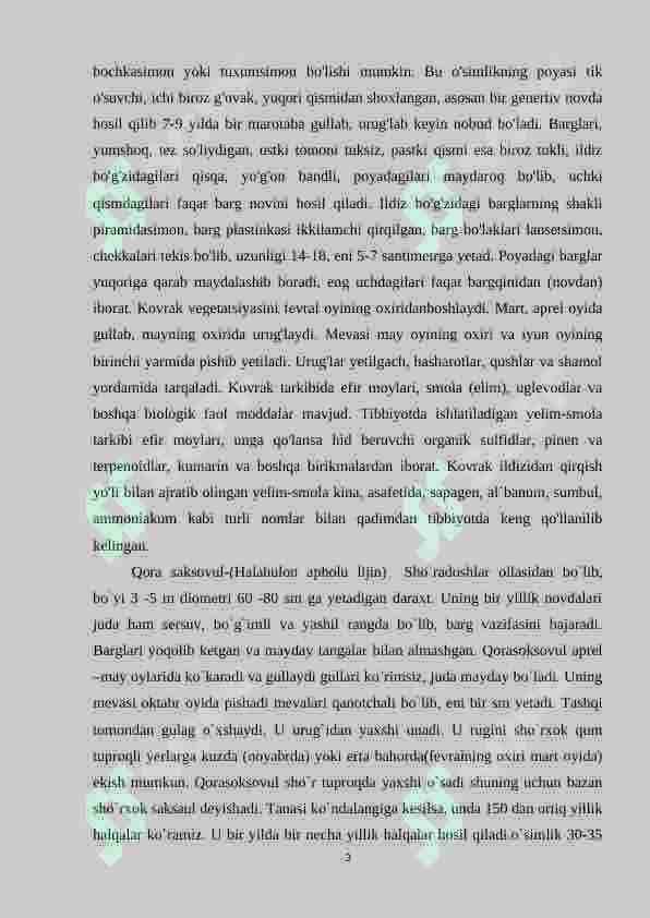 O`zbekistonda uchraydigan endemik turlar 3