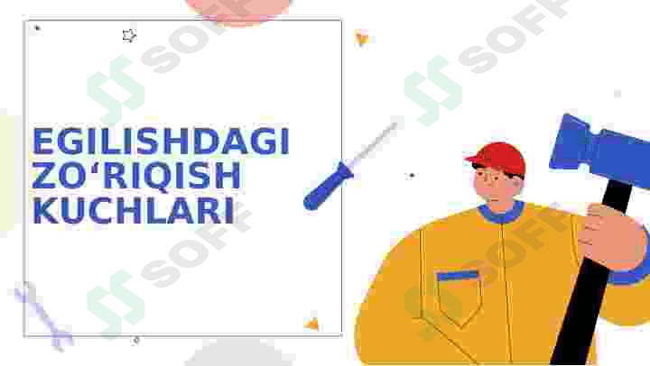 Egilishdagi zo‘riqish kuchlari 2