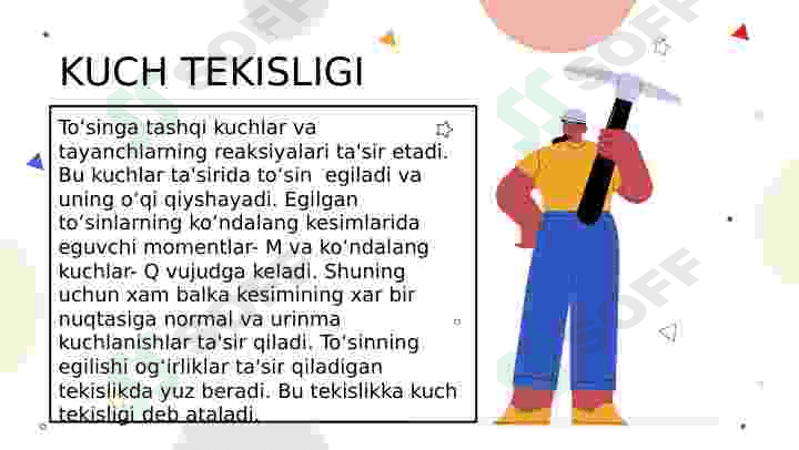 Egilishdagi zo‘riqish kuchlari 8