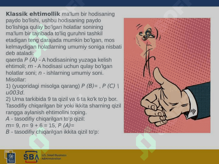 Ehtimollar nazariyasi 2