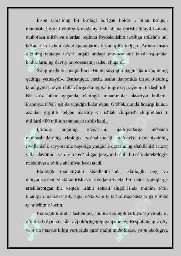 Ekologik madaniyat 5