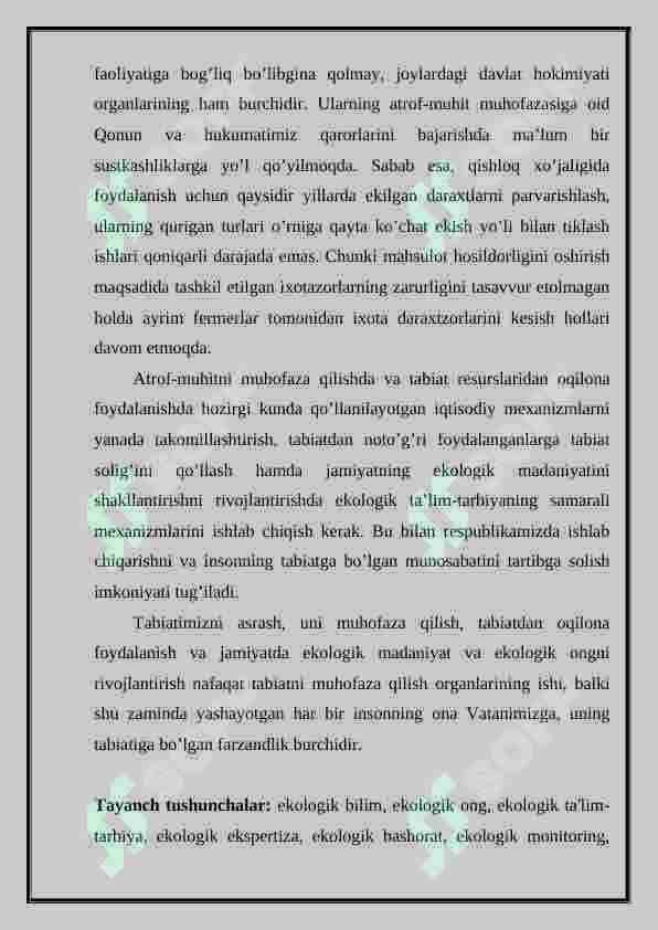 Ekologik madaniyat 8