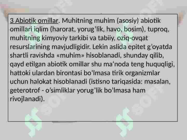 Ekologik omillar 7