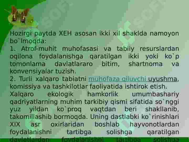 Ekologik xavfsizlik va barqaror rivojlanish 7
